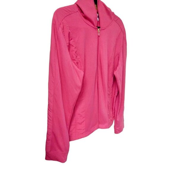 PRO SPIRIT Plus Size Women’s Pink  Lightweight Athletic Jacket. - Picture 4 of 15